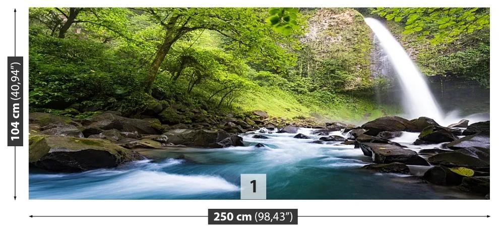 Fototapeta Vliesová Vodopád kostarika 152x104 cm