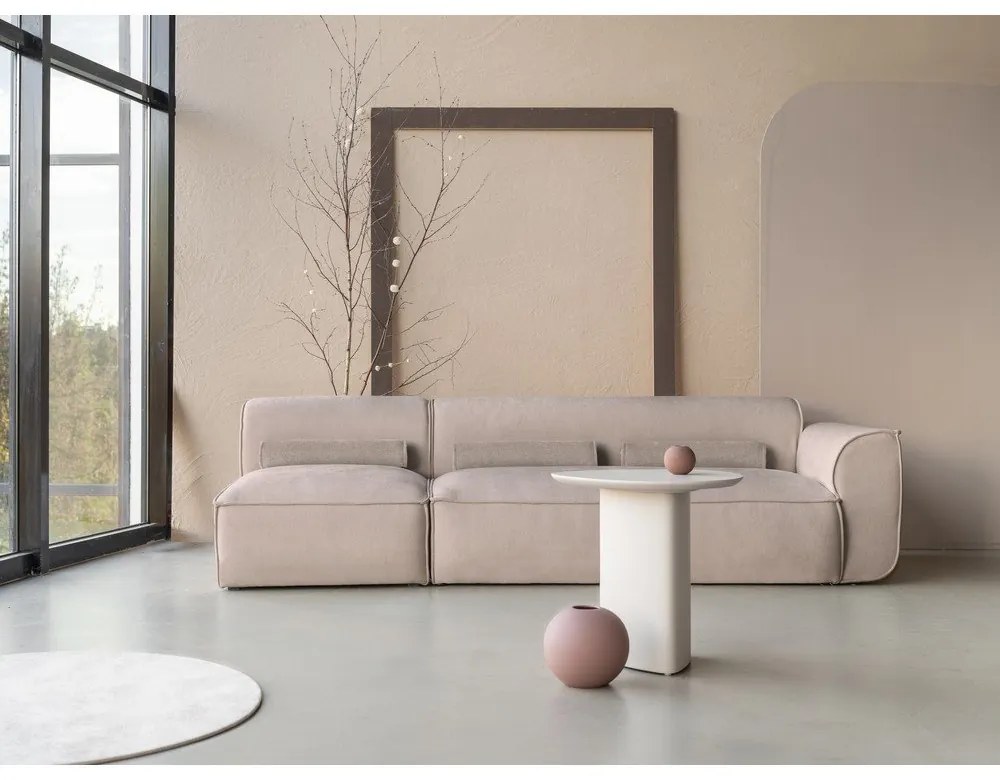 Béžová leňoška (pravý roh) Flex Felix – Miuform