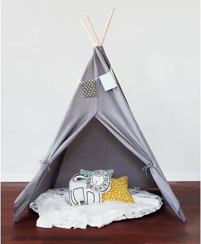 Detský teepee/stan šedá