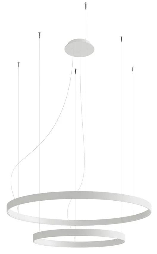 Závesné LED svietidlo Rio 2 55/78, 2x LED 80w, 3000k, w