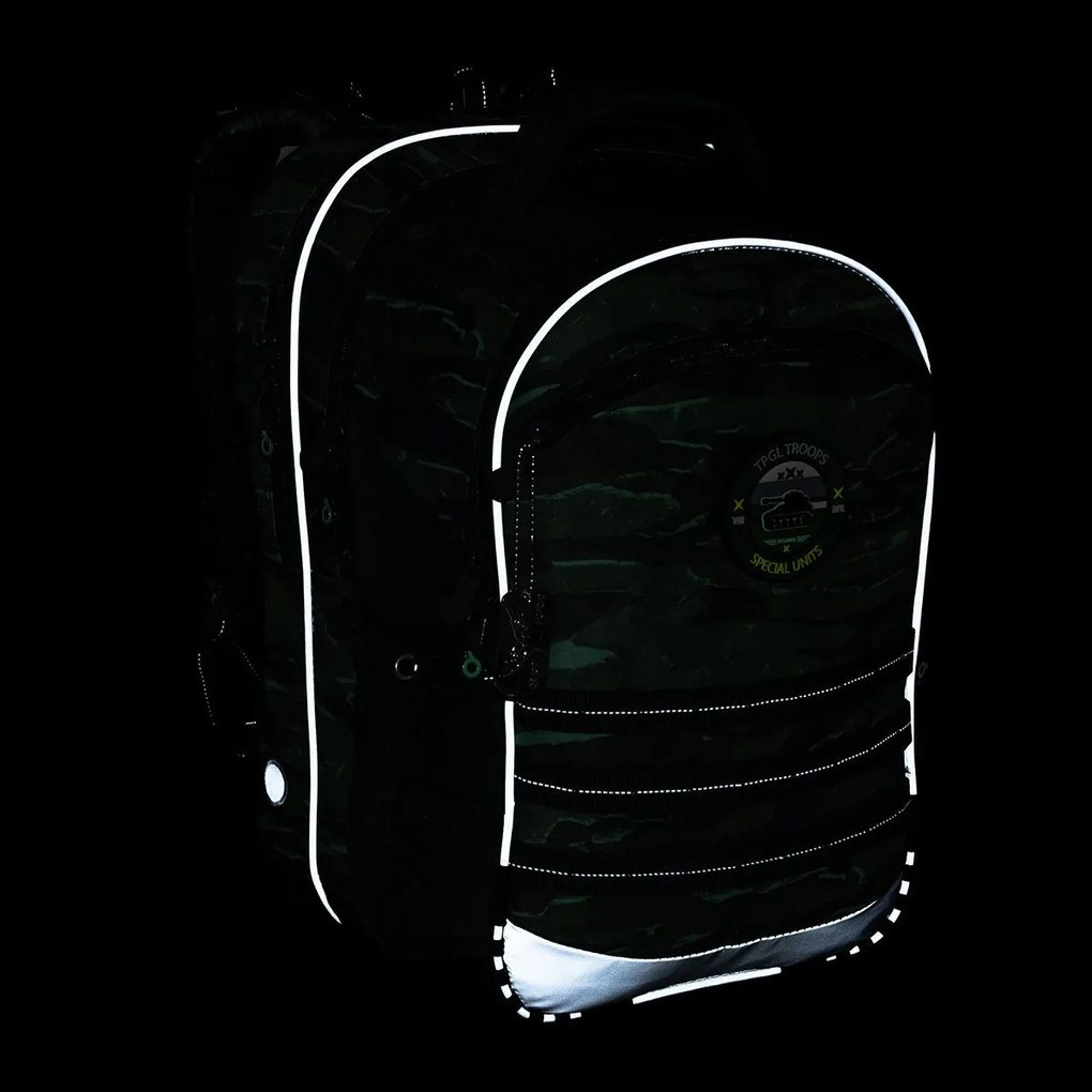 Veľká školská súprava Topgal COCO 23040 B - batoh + peračník + vrecko na prezuvky + pláštenka na batoh