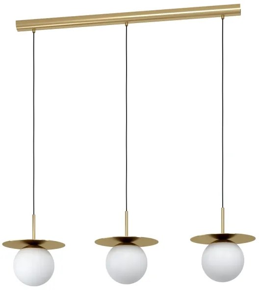 Eglo 39953 - Luster na lanku ARENALES 3xE27/40W/230V zlatá