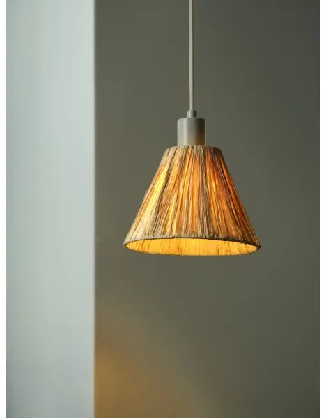 Ledvance - Luster na lanku DECOR RAFFIA 1xE27/15W/230V rafia