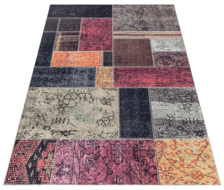 Ayyildiz, Kusový koberec Fiesta 4302 multi, 80x150, viacfarebná, chodba / predsieň