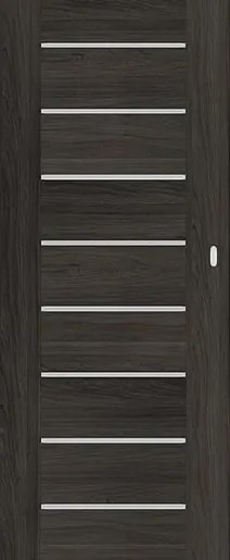 DRE Perma interiérové dvere naturel posuvné 70 cm brest antracit posuvné PERMAJA70PO