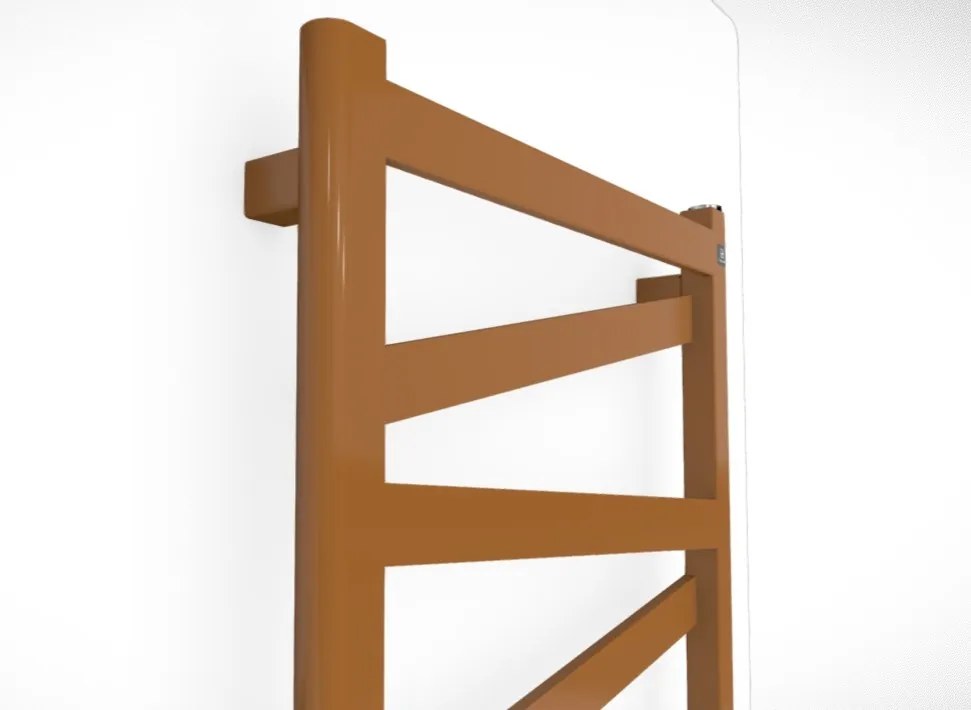 DK Terma Vipera 1230x400 vodný/elektrický radiátor White Matt ZS