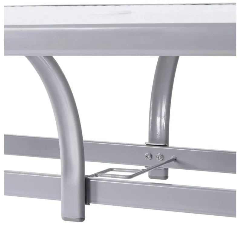 Záhradný stôl SPRINGOS GF1013 - sivý