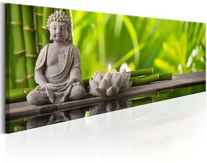 Obraz - Buddha: Meditation Veľkosť: 120x40, Verzia: Premium Print