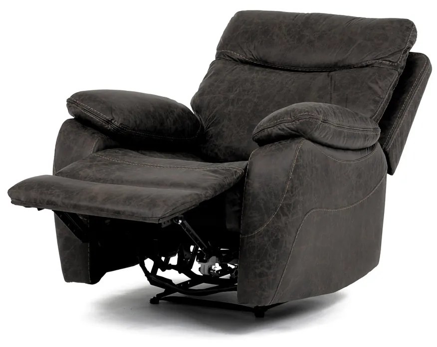 Autronic - TV a relaxační křeslo s elektrickým ovládáním, potah coffee látka v dekoru vintage, 1 motor 240V - TV-4094 COF3