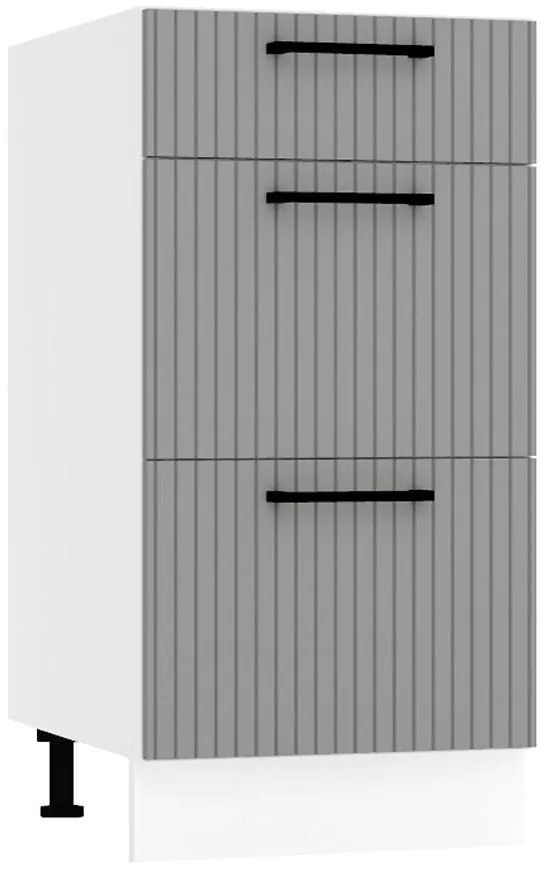 Skrinka do kuchyne  Kate d40s/3 šedá mat