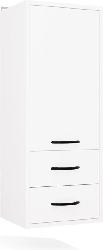 Horná závesná kúpeľňová skrinka Nina II 35 cm biela