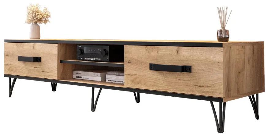 Dubový TV stolík – až 799 TV komôd v dubovom dekore | BIANO