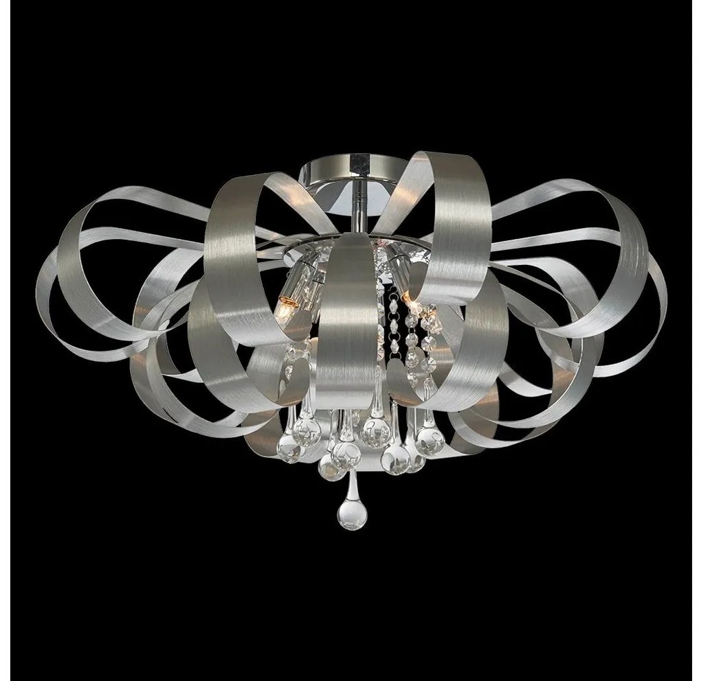 Luxera 64410 - Krištáľový prisadený luster RIBBON CRYSTAL 6xG9/33W/230V