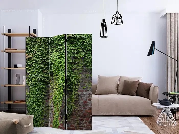 Paraván - Brick and ivy [Room Dividers] Veľkosť: 135x172, Verzia: Obojstranný