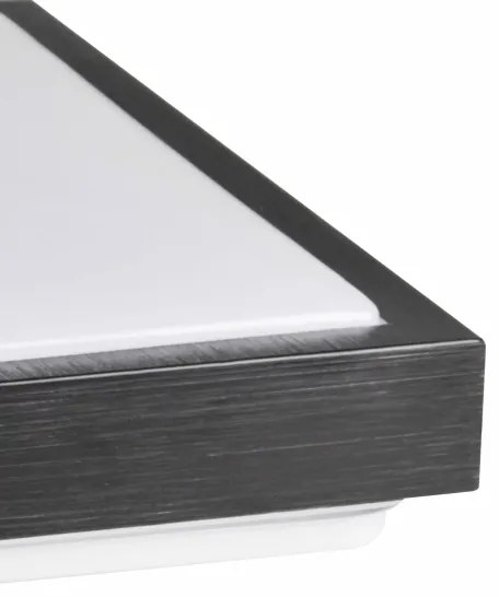 Stropné svietidlo KAZIMIERZ 2xE27/20W/230V 29,5x29,5 cm čierna