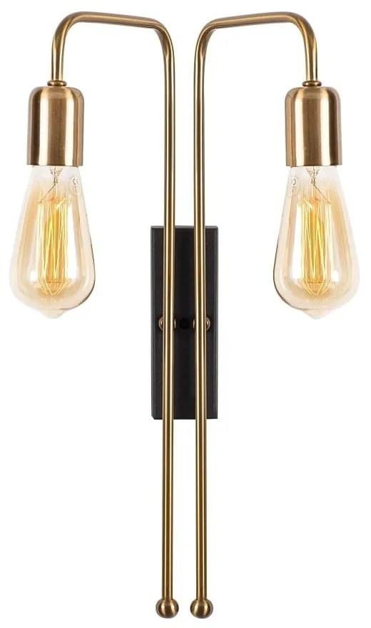 Nástenné svietidlo v zlatej farbe Pahoma – Opviq lights