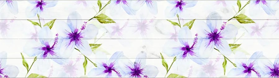 Flowers - samolepiaca bordúra