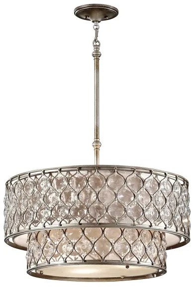 Feiss FE-LUCIA-P-E-2TR - Luster na tyči LUCIA 6xE27/60W/230V