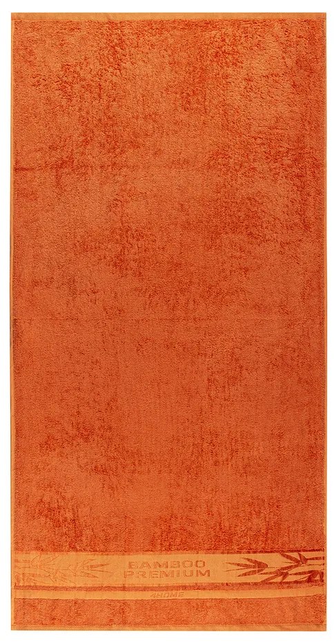 4Home Uterák Bamboo Premium oranžová, oranžová, 50 x 100 cm