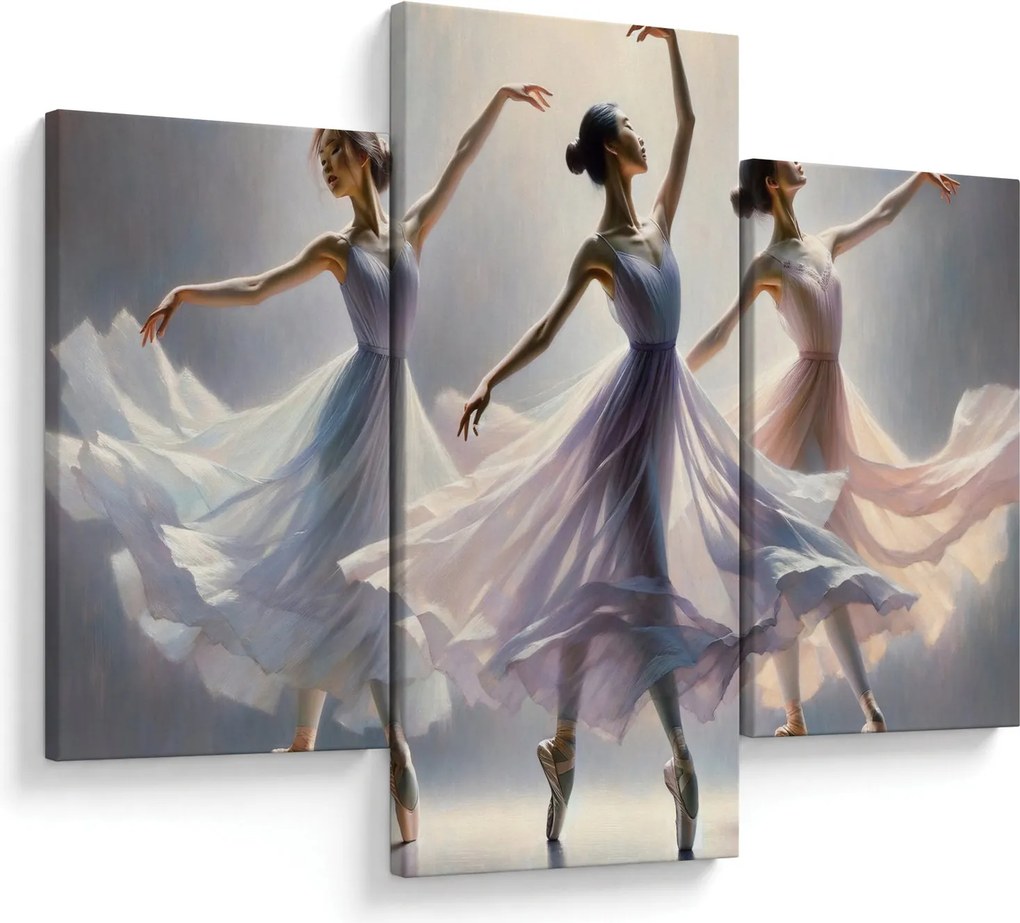 Obraz - Tri baletky (90x60 cm)