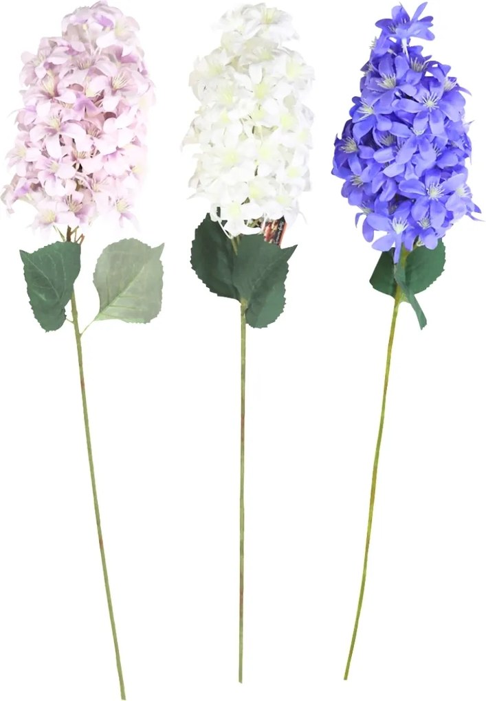 Umelý kvet HORTENZIA PLUME 87 cm - viac farieb Farba: Ružová