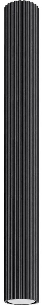 Sollux SL.1572 - Bodové svietidlo KARBON 1xGU10/10W/230V 60 cm čierna