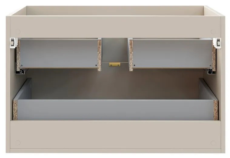 Závěsná skříňka pod umyvadlo Dalia Cashmere 80 cm kašmír