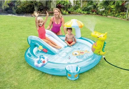 Sammer Detské nafukovacie ihrisko Intex Gator Play Center 201 × 170 × 84 cm 8050310