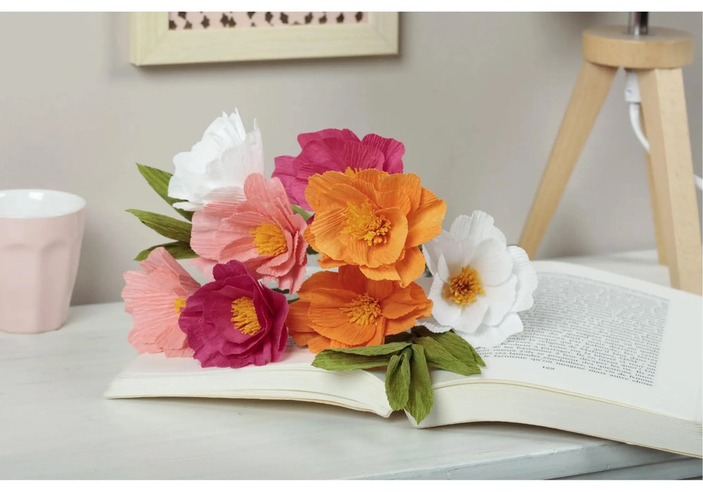 Kreatívna súprava – Kytica z krepového papiera