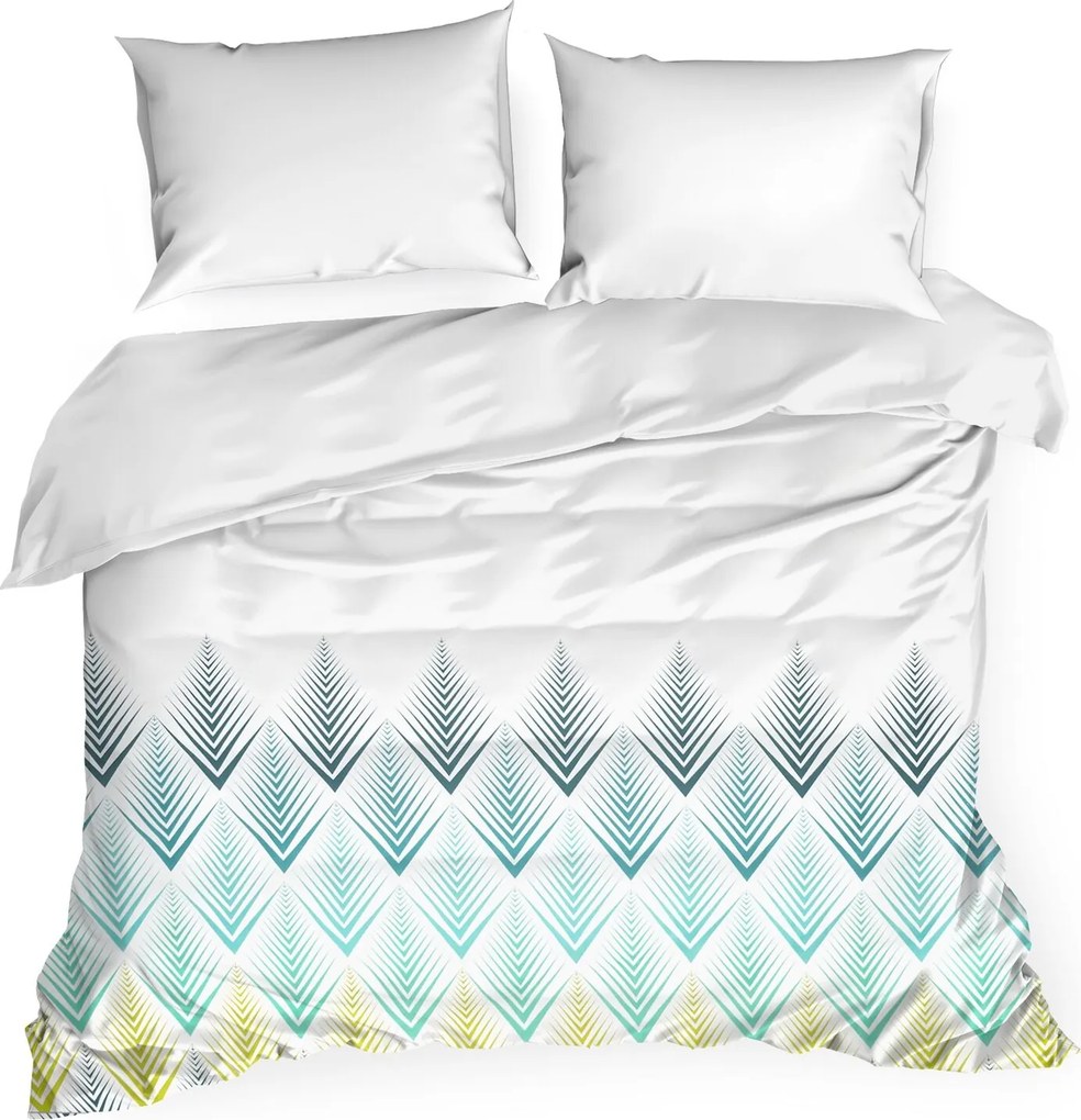 SATÉNOVÉ OBLIEČKY SHELLY 160X200 CM, 2 KS 70X80 CM VZOROVANÉ