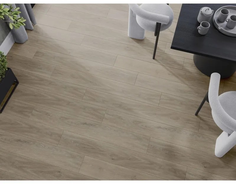 Mexen Parkland, vinylová podlaha 1240x182 mm SPC 6,5 mm, IXPE 1,5 mm, 4-stranná V-drážka, dub, F1024-1240-182-505-4V1-01