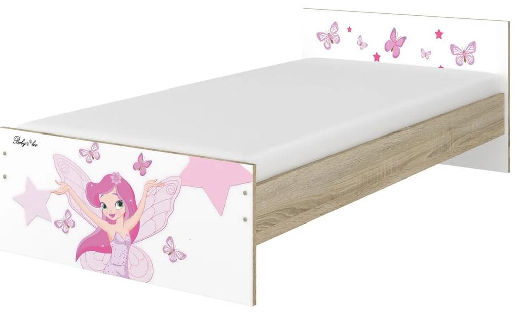 Raj posteli Detská posteľ "Malá princezná" MAX  XL borovica nórska