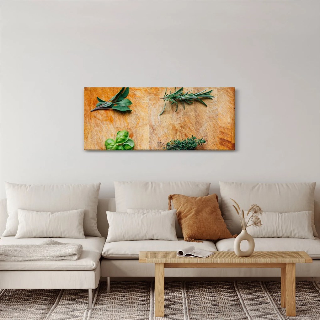 Obraz - Bylinky (120x50 cm)