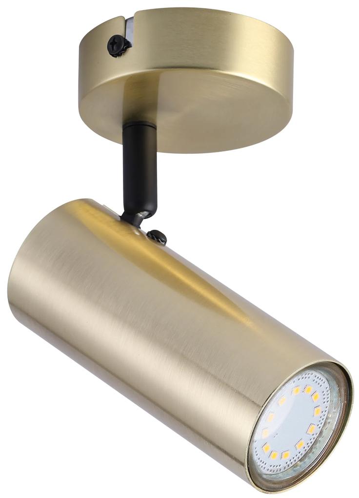 Candellux COLLY Nástenné svietidlo Brass 1X15W GU10 Brass lampshade 91-01702