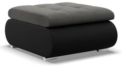 Taburetka FORESTA tmavosivá / čierna