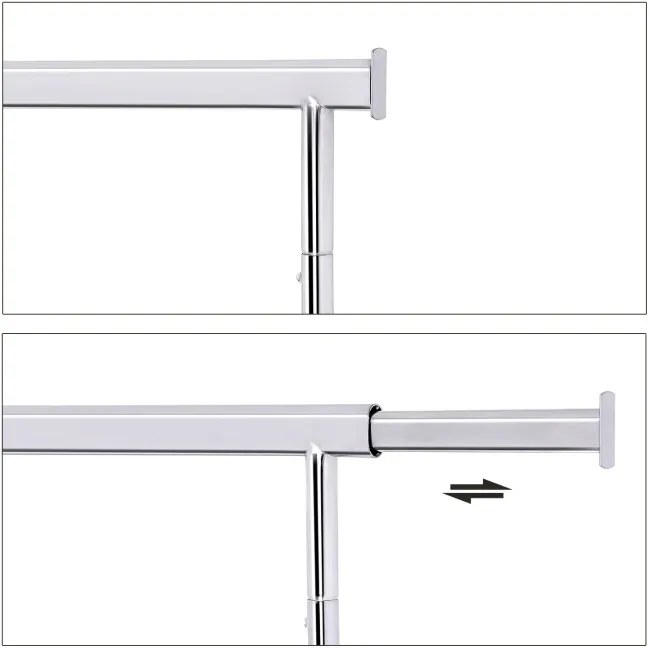 Vešiakový stojan na kolieskach HSR13S