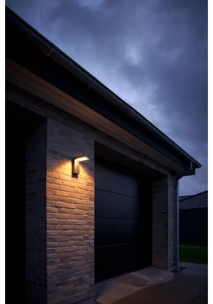 Nordlux - LED solárne nástenné svietidlo s čidlom ALYA LED/5W/3,7V IP44