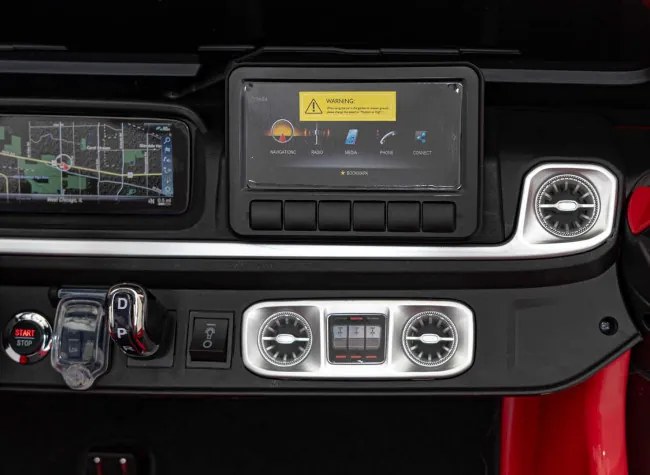 Elektrické autíčko Mercedes Benz G63 AMG XXL STRONG červené