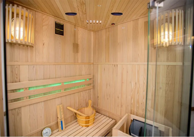 BPS-koupelny Fínska sauna Relax HYD-3135 120x120, 1-2 osoby