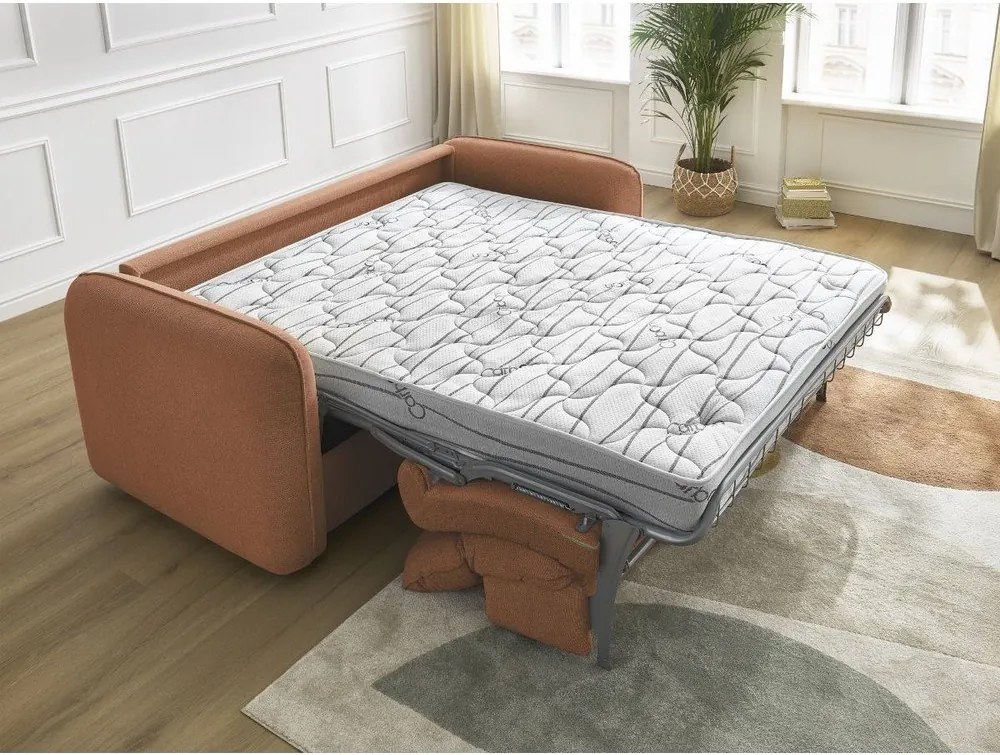 Oranžová pohovka 216 cm Achille – Bobochic Paris