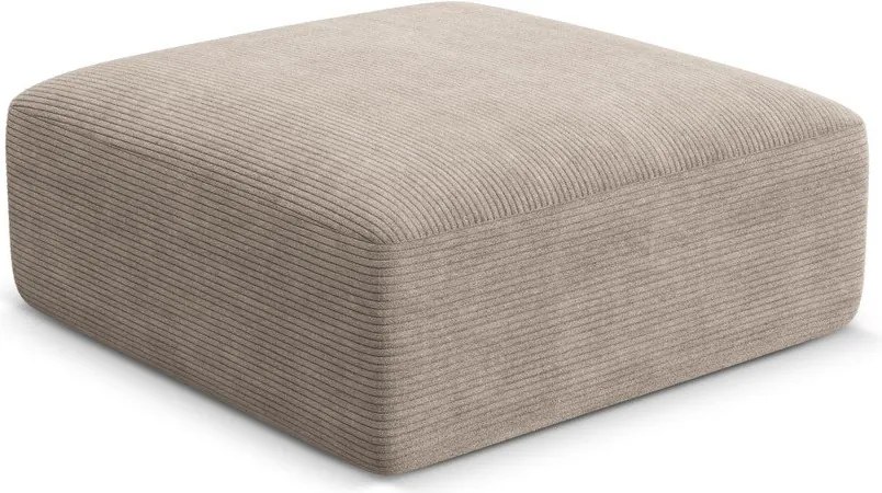 Svetlohnedá menčestrová podnožka Campi – Cosmopolitan Design