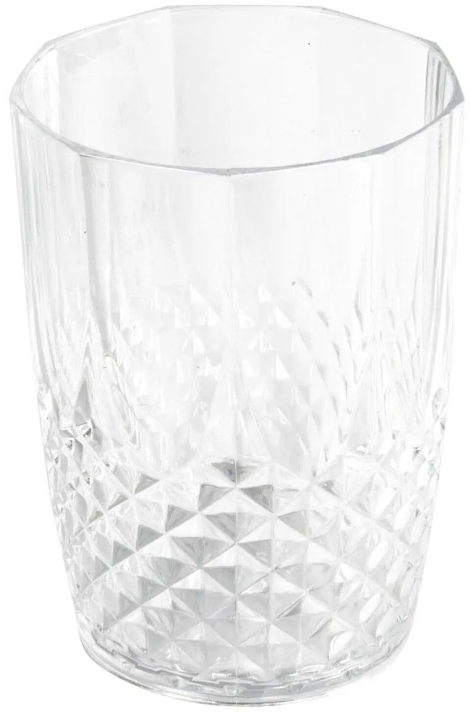 Alpina Plastové poháre s krištáľovým efektom, 400 ml, 6 ks