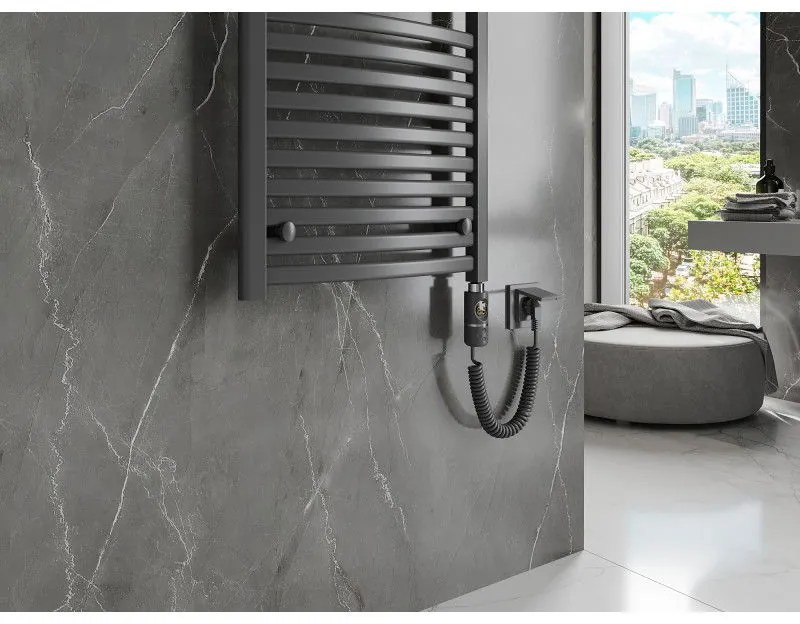 Mexen Helios, elektrické vykurovacie teleso 1500 x 500 mm, 900 W, antracitová, W103-1500-500-2900-66