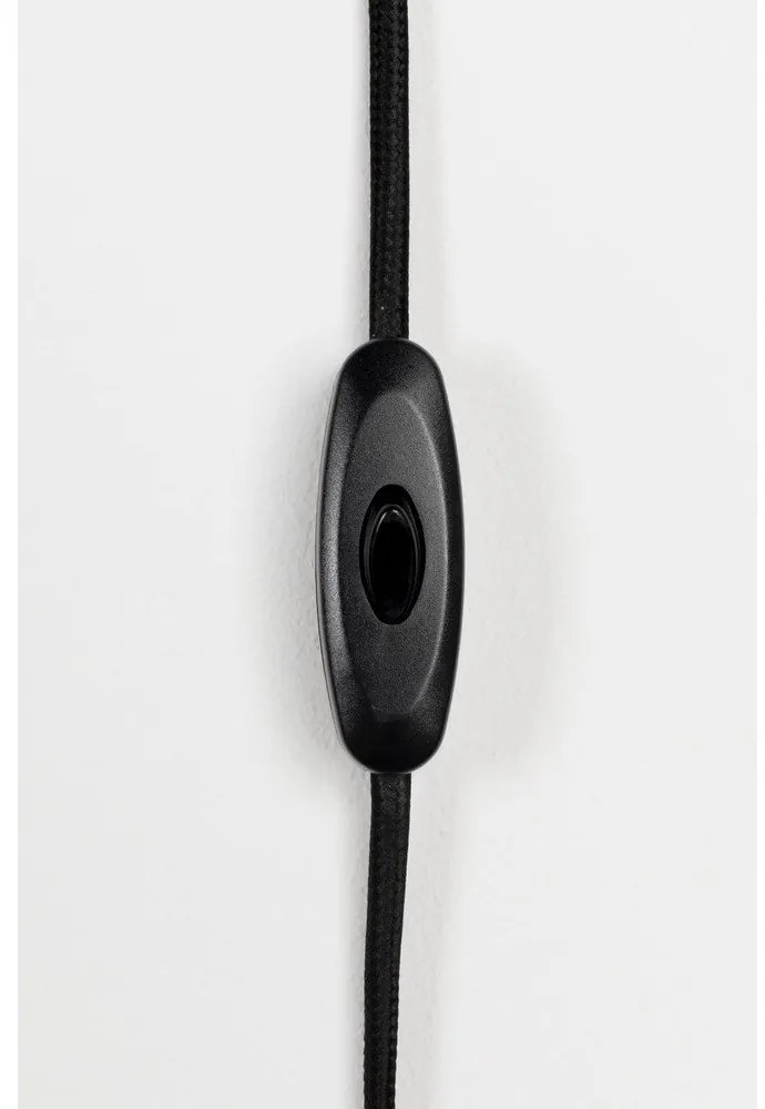 Čierne nástenné svietidlo Xavi - White Label