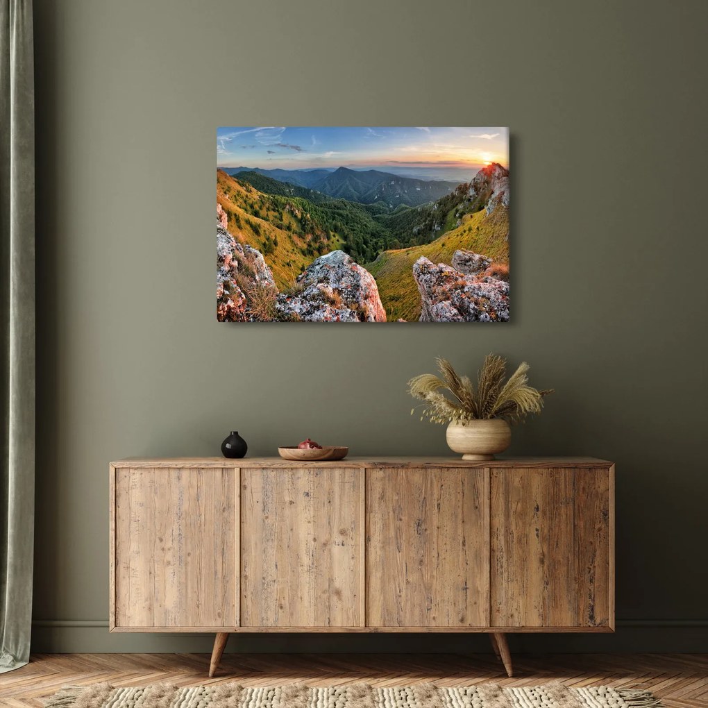 Obraz - Horská krajina (90x60 cm)