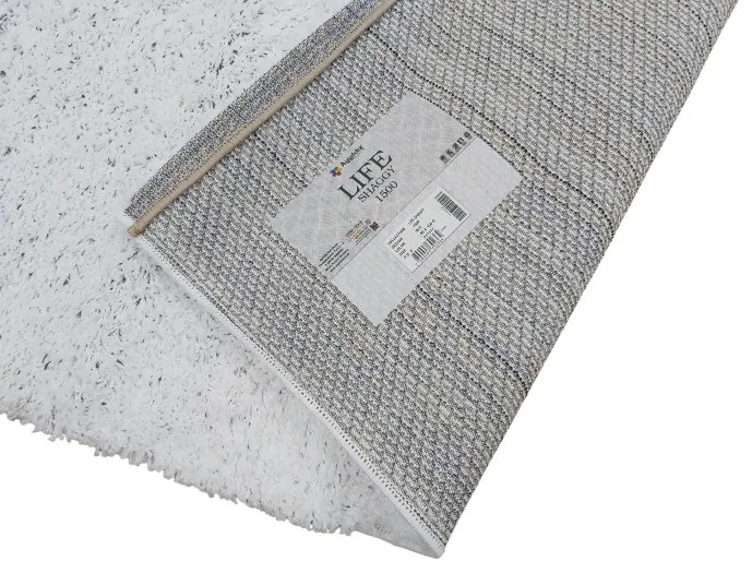 Ayyildiz, TRHÁK: Kusový koberec Life Shaggy 1500 white - snehovo biely, 300x400, biela, obývacia izba