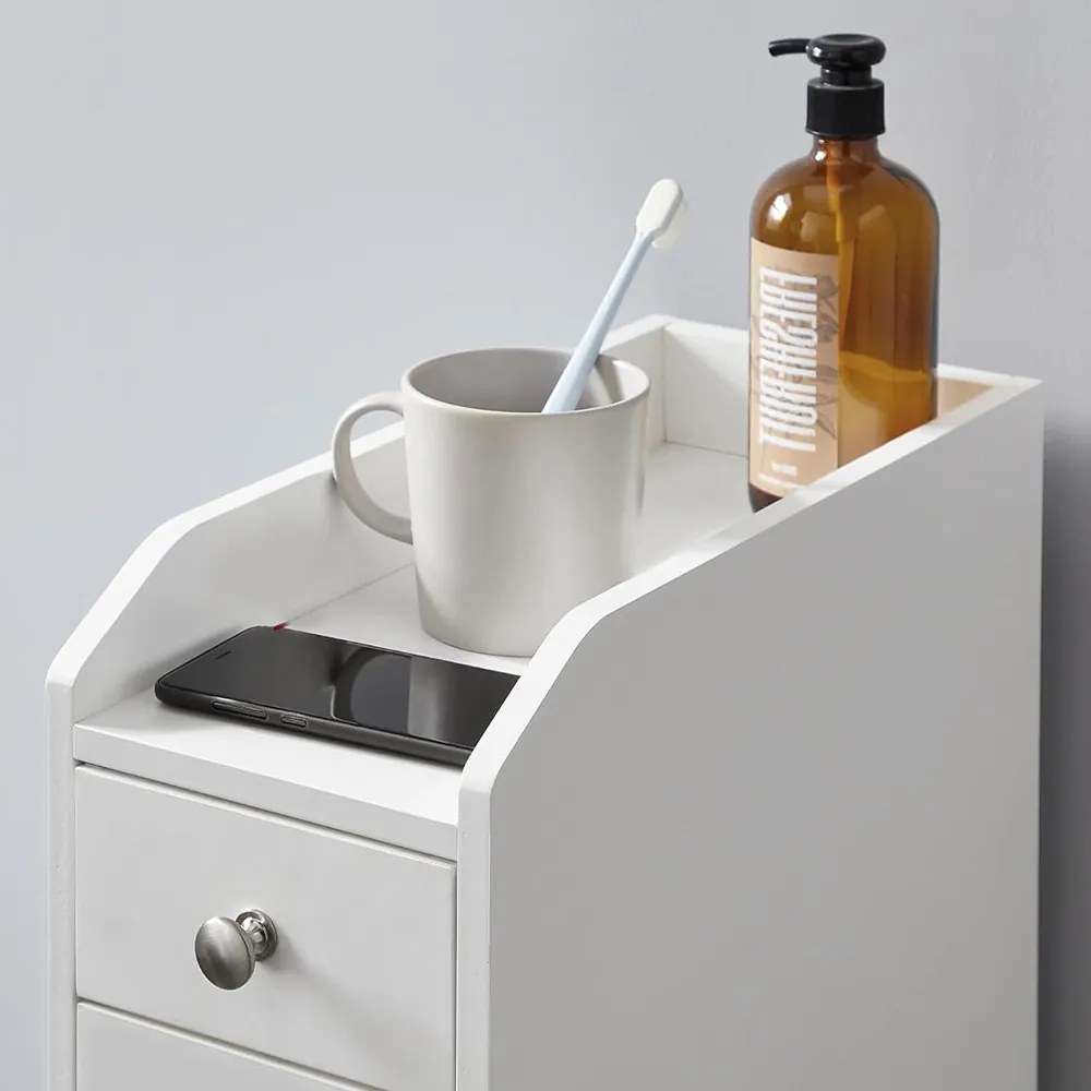 Úzka skrinka na kozmetiku