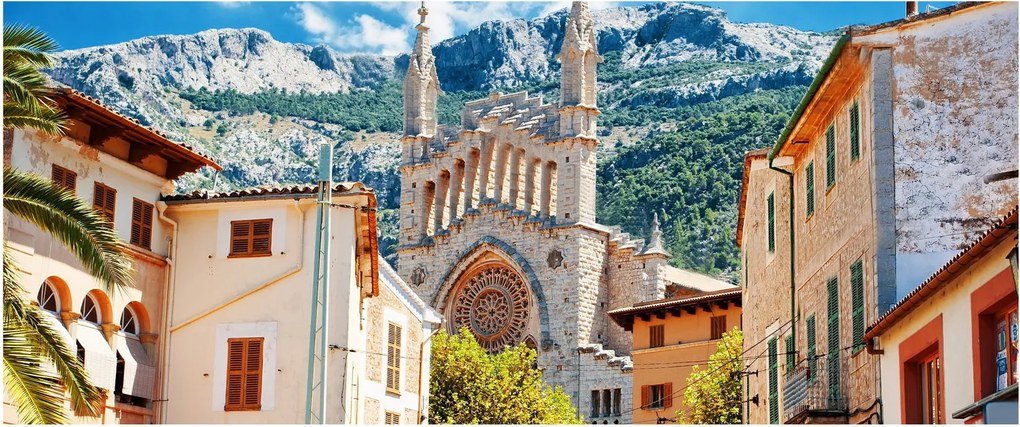 Obraz - Sóller, Mallorca (120x50 cm)