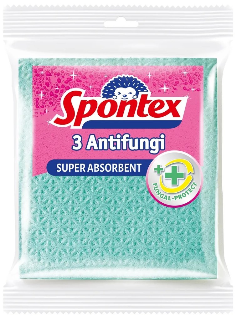 Spontex Antifungi hubová utierka, 3 ks