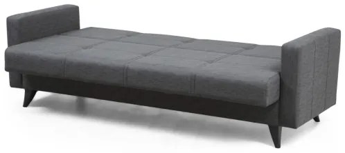 Trojmiestná rozkladacia pohovka KORFU tmavosivá